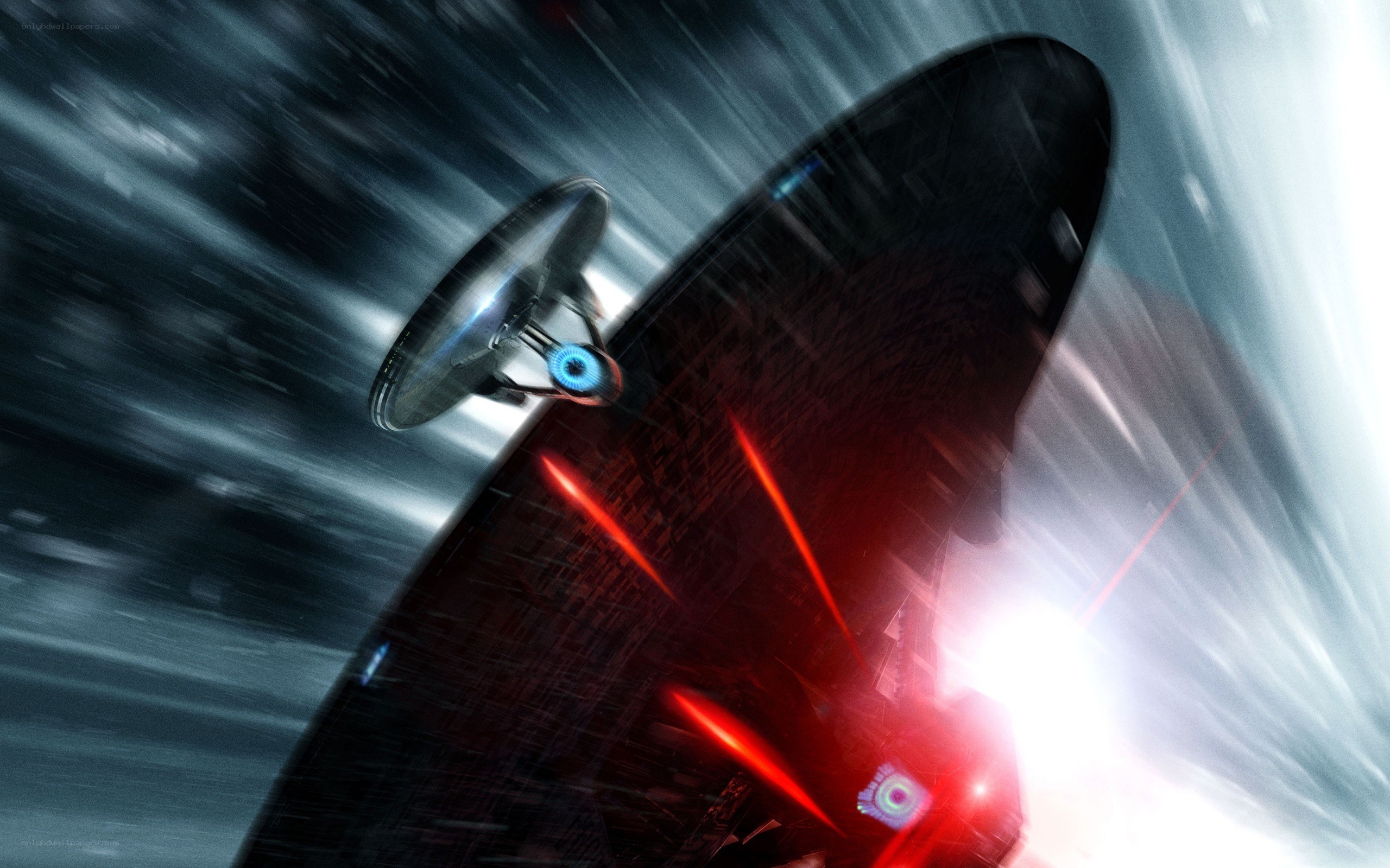 Starship in high-speed flight