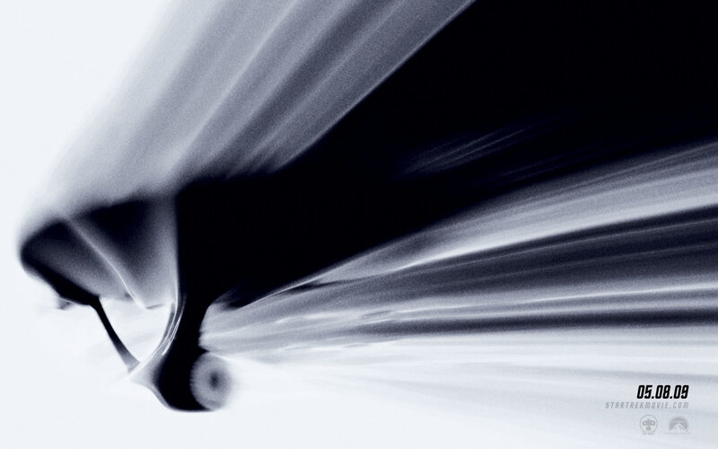Starship in Motion — Black, Dynamic