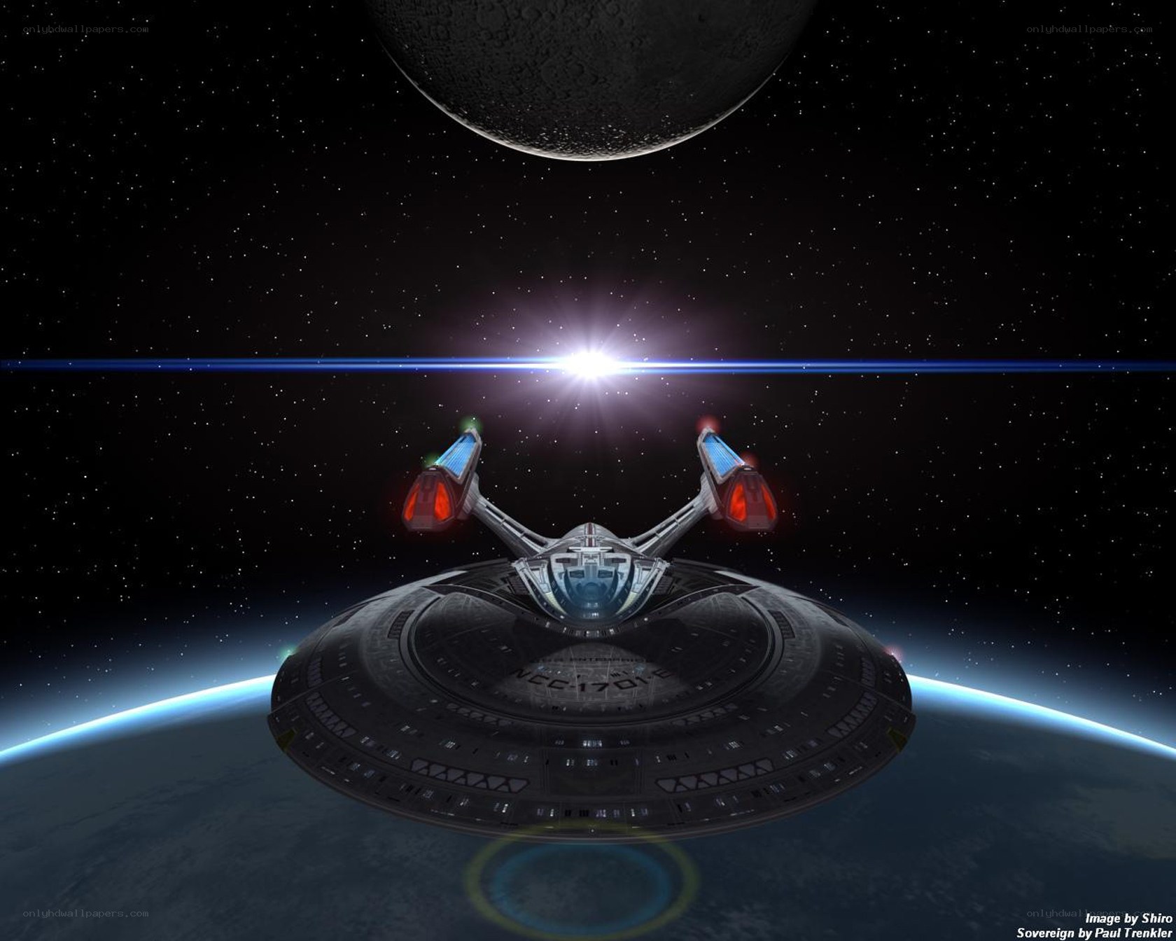 Starship in orbit