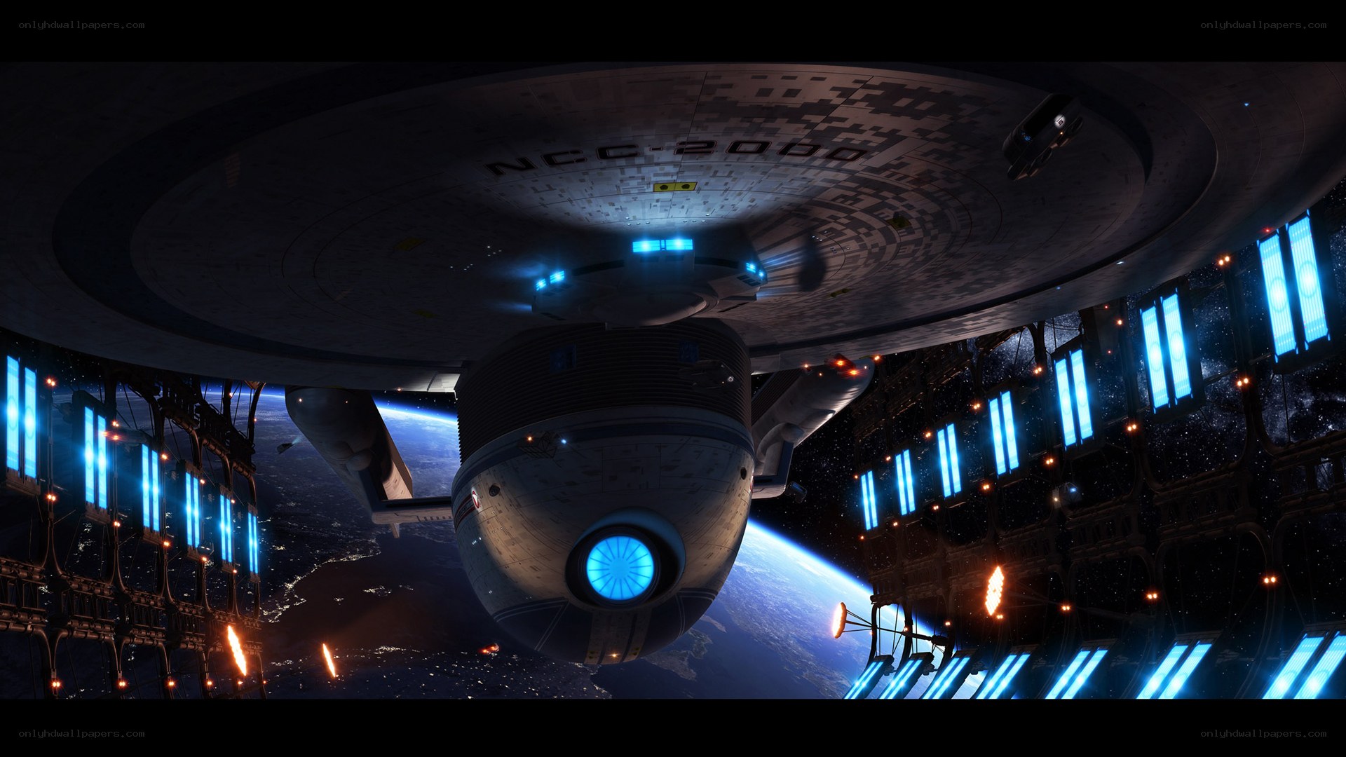 Starship in orbit