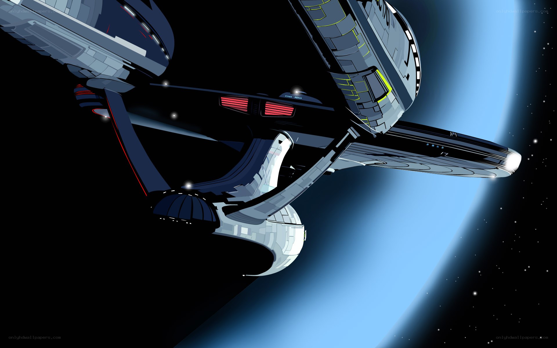 Starship in orbit