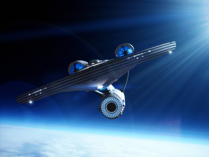 Starship in orbit