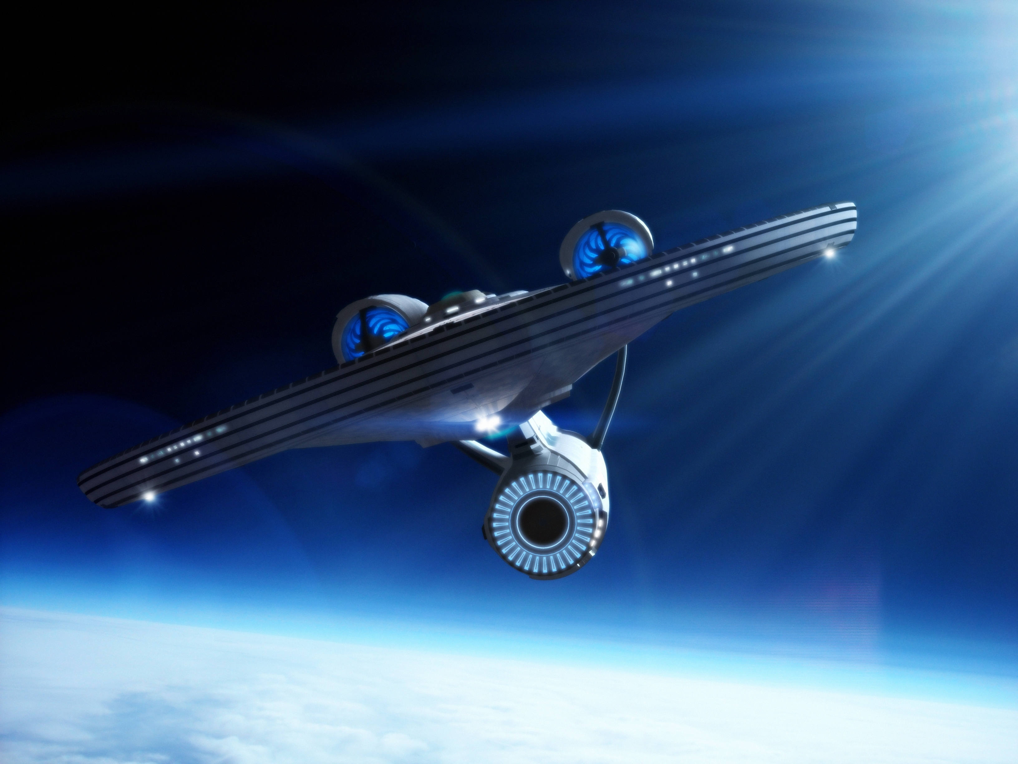 Starship in orbit