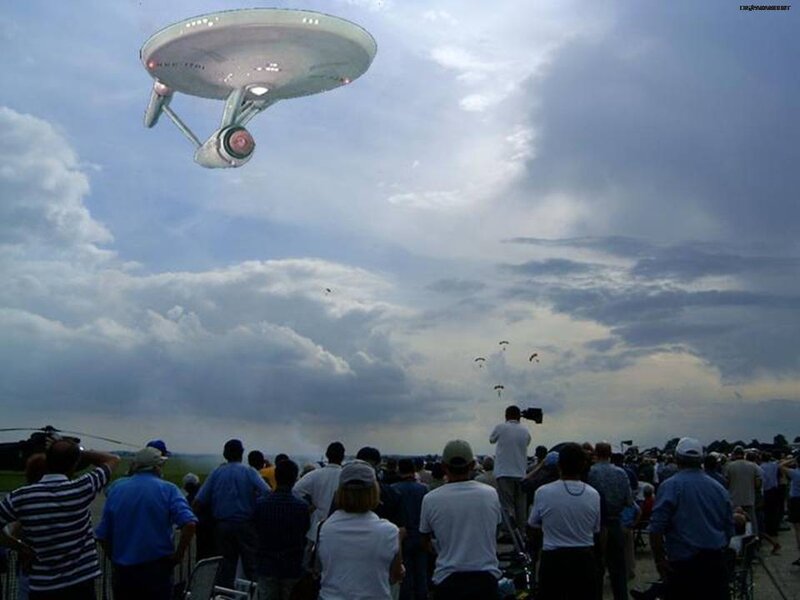 Starship in Sky