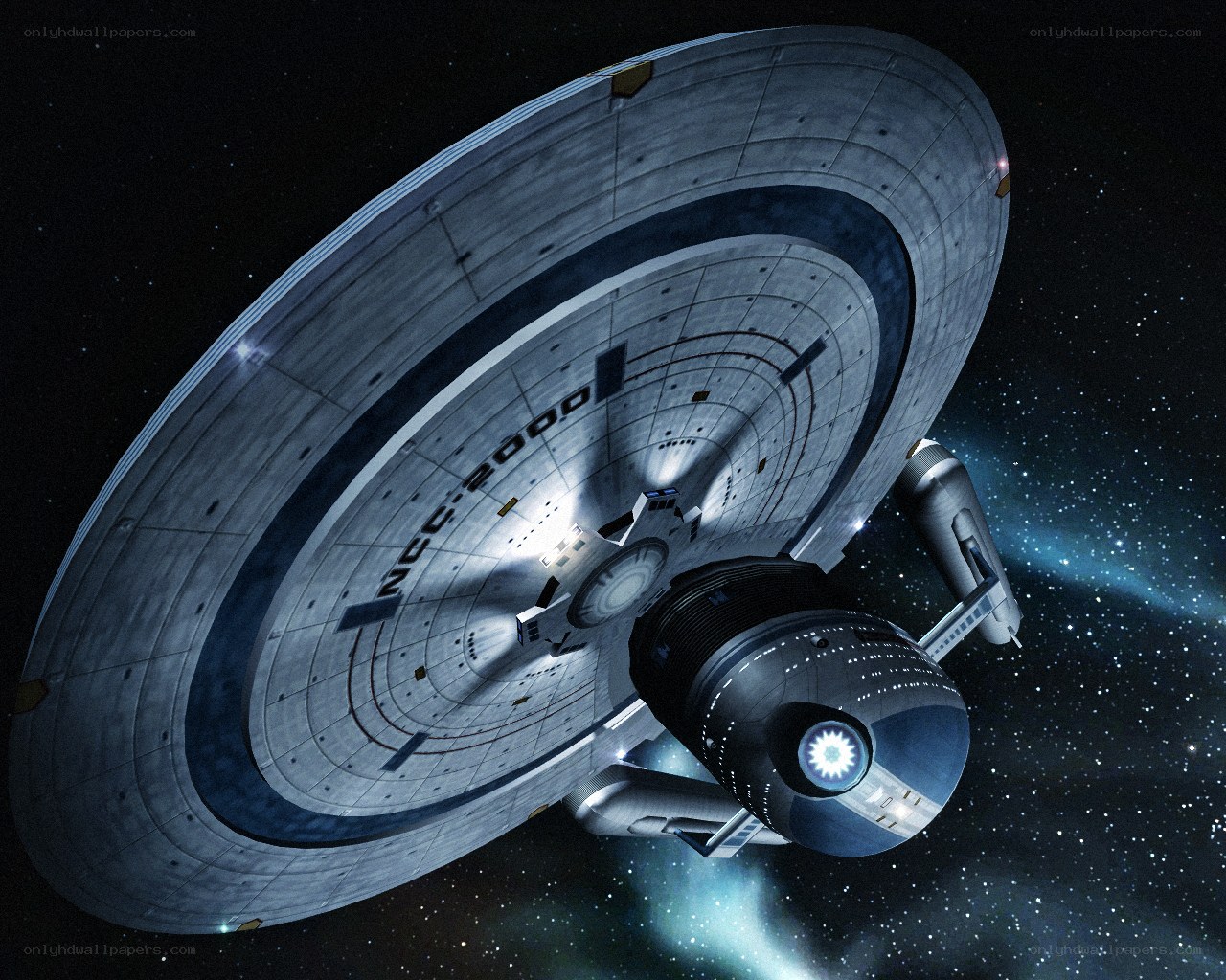 Starship in space