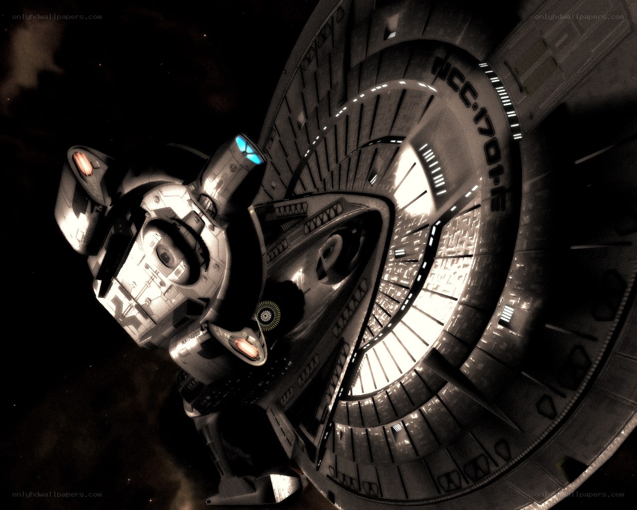 Starship in space
