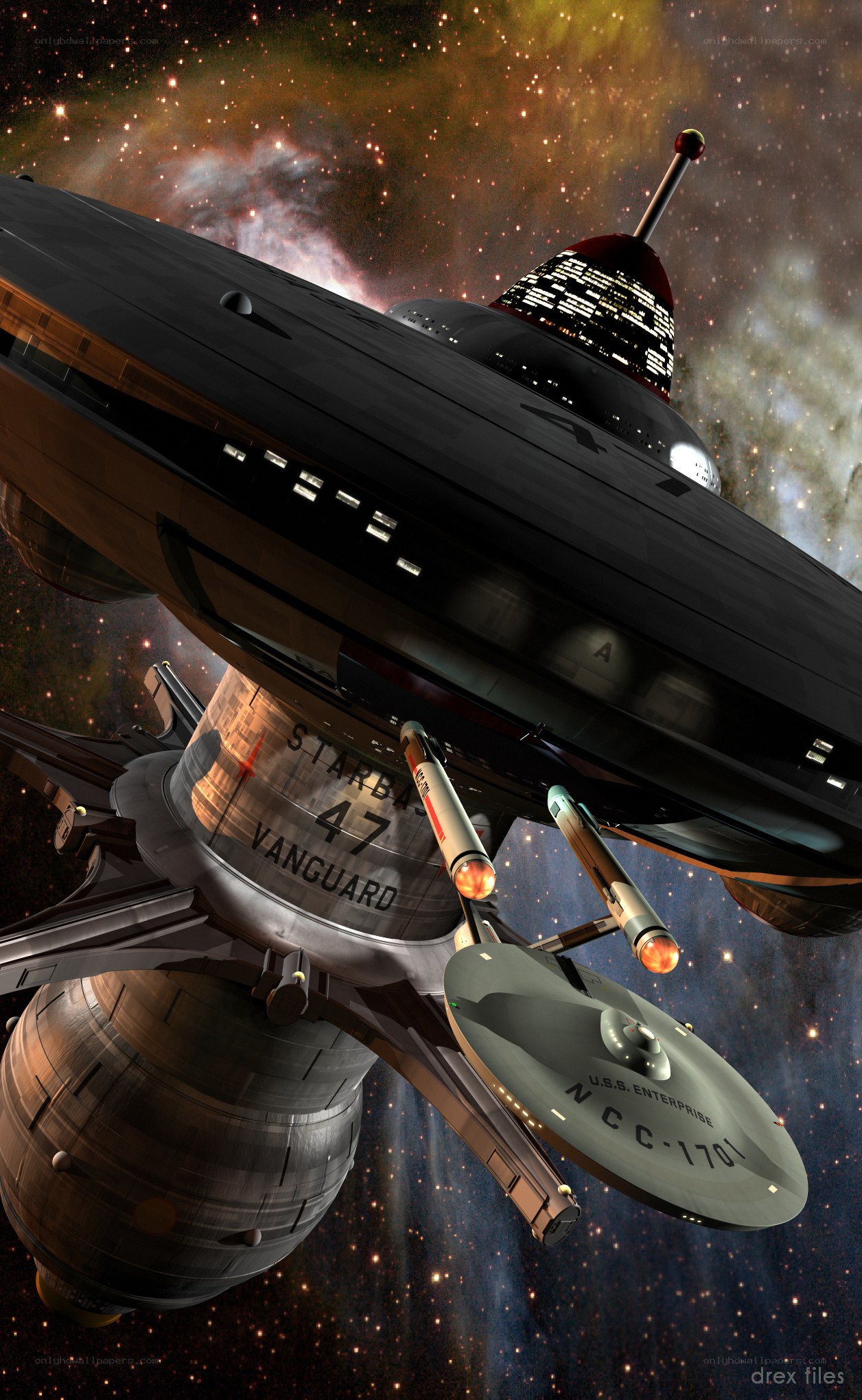 Starship in space
