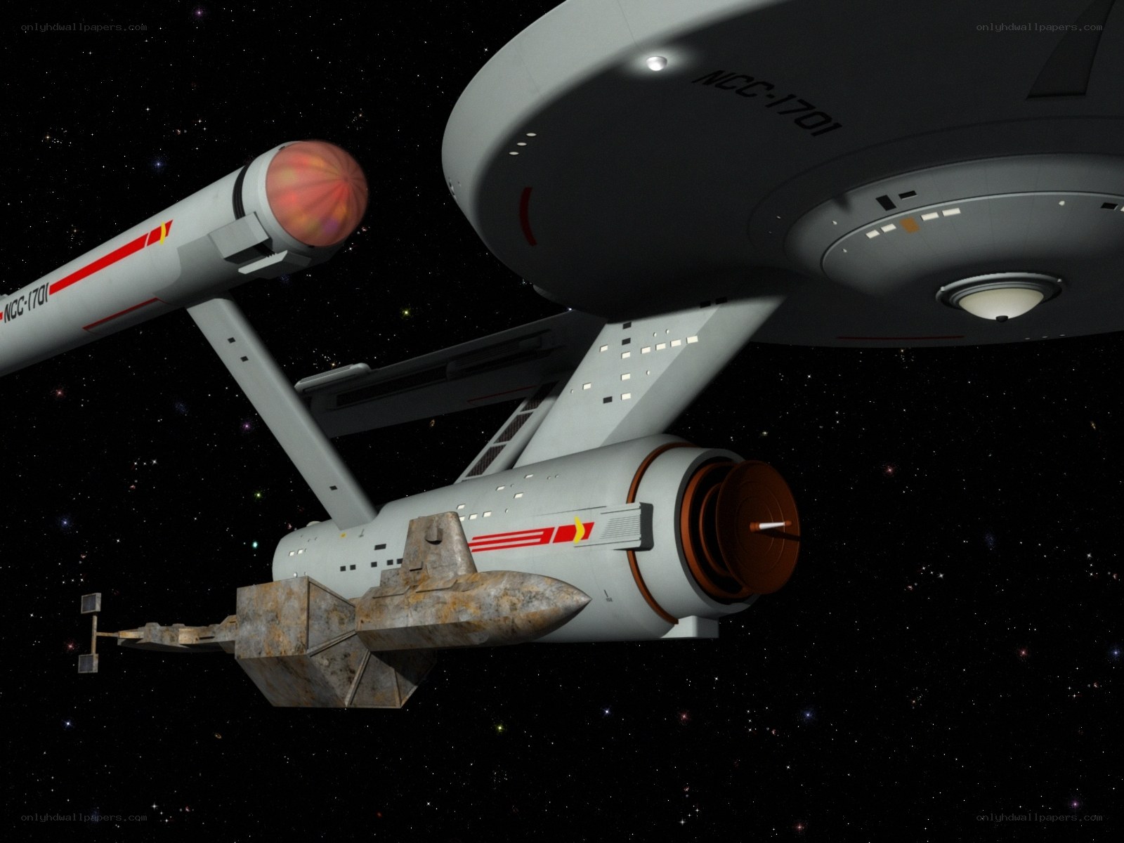 Starship in space