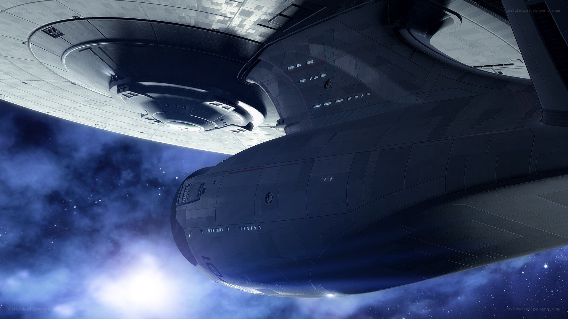 Starship in space