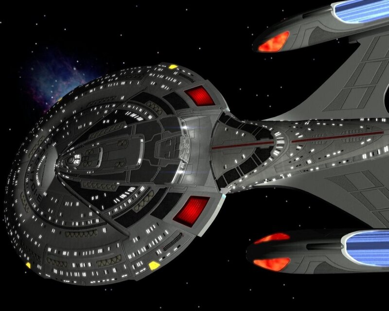 Starship in space