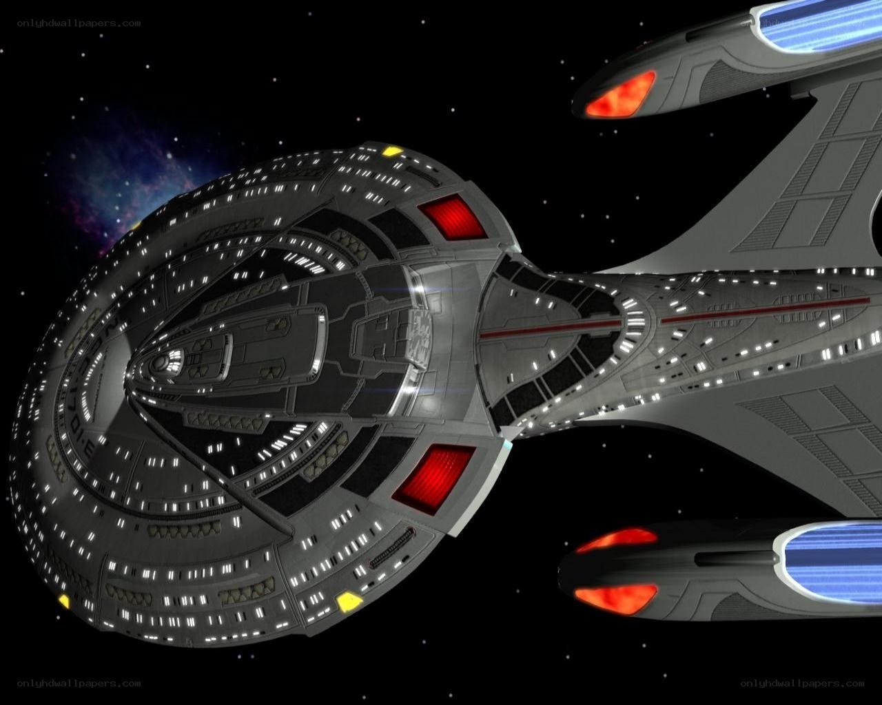 Starship in space