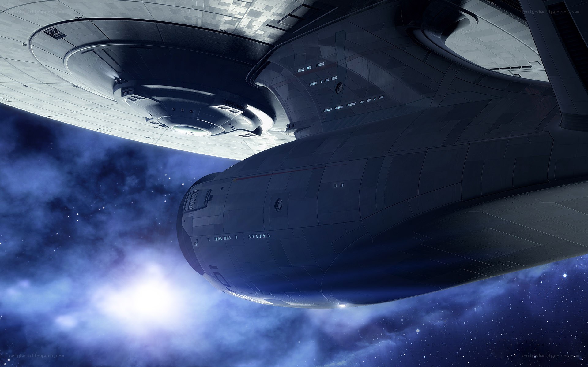 Starship in space