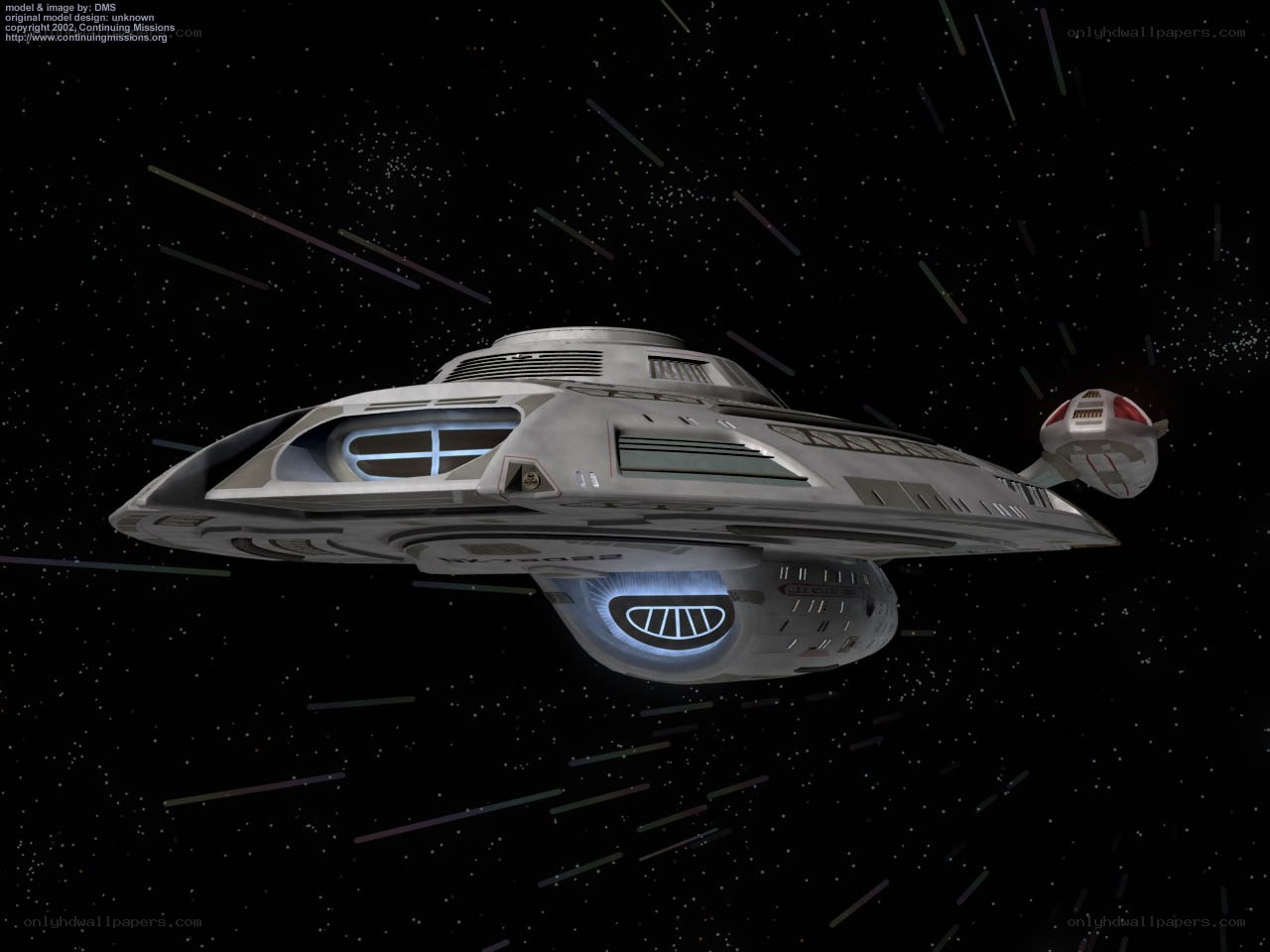 Starship in space