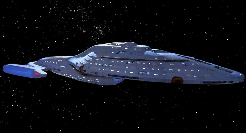Starship in space