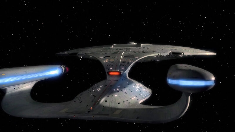 Starship in space