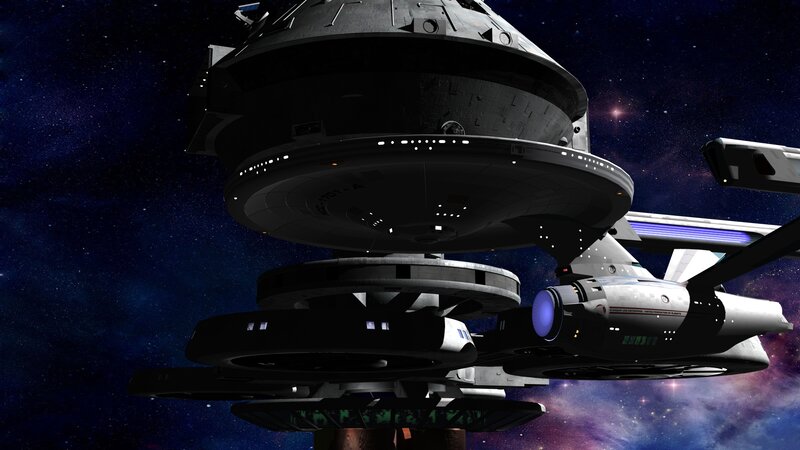 Starship in space