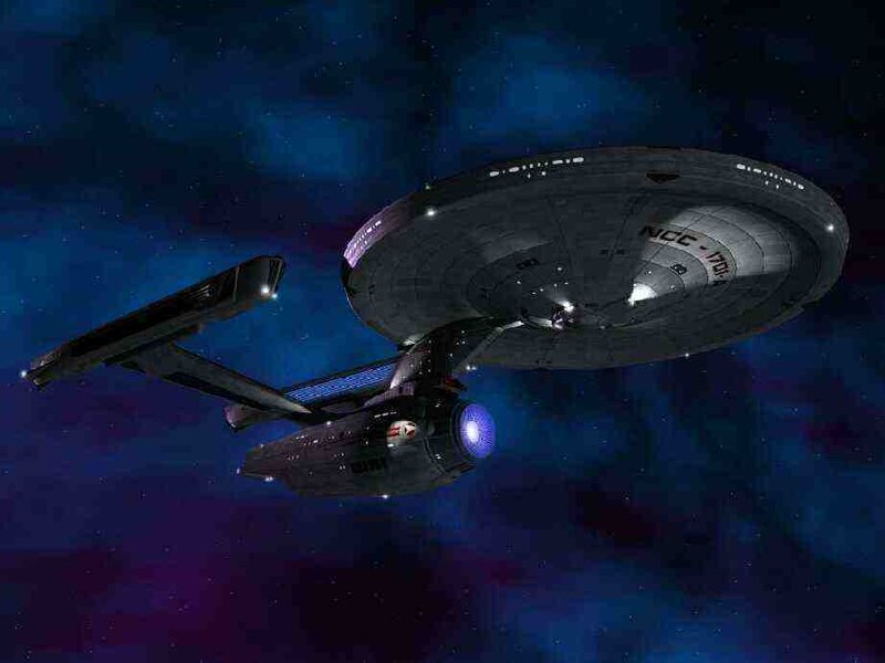 Starship in Space — 3d Render