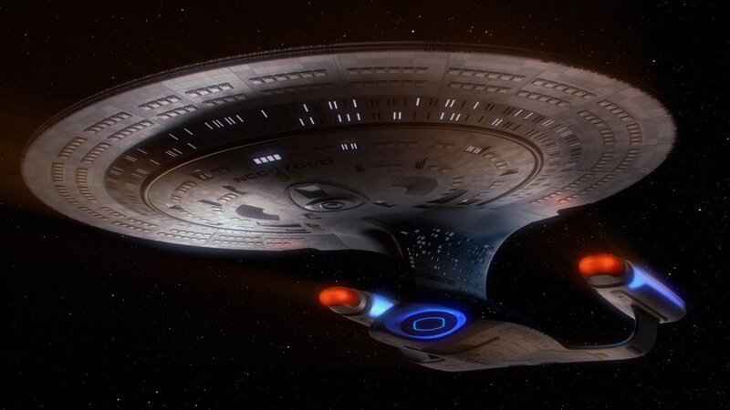 Starship in space