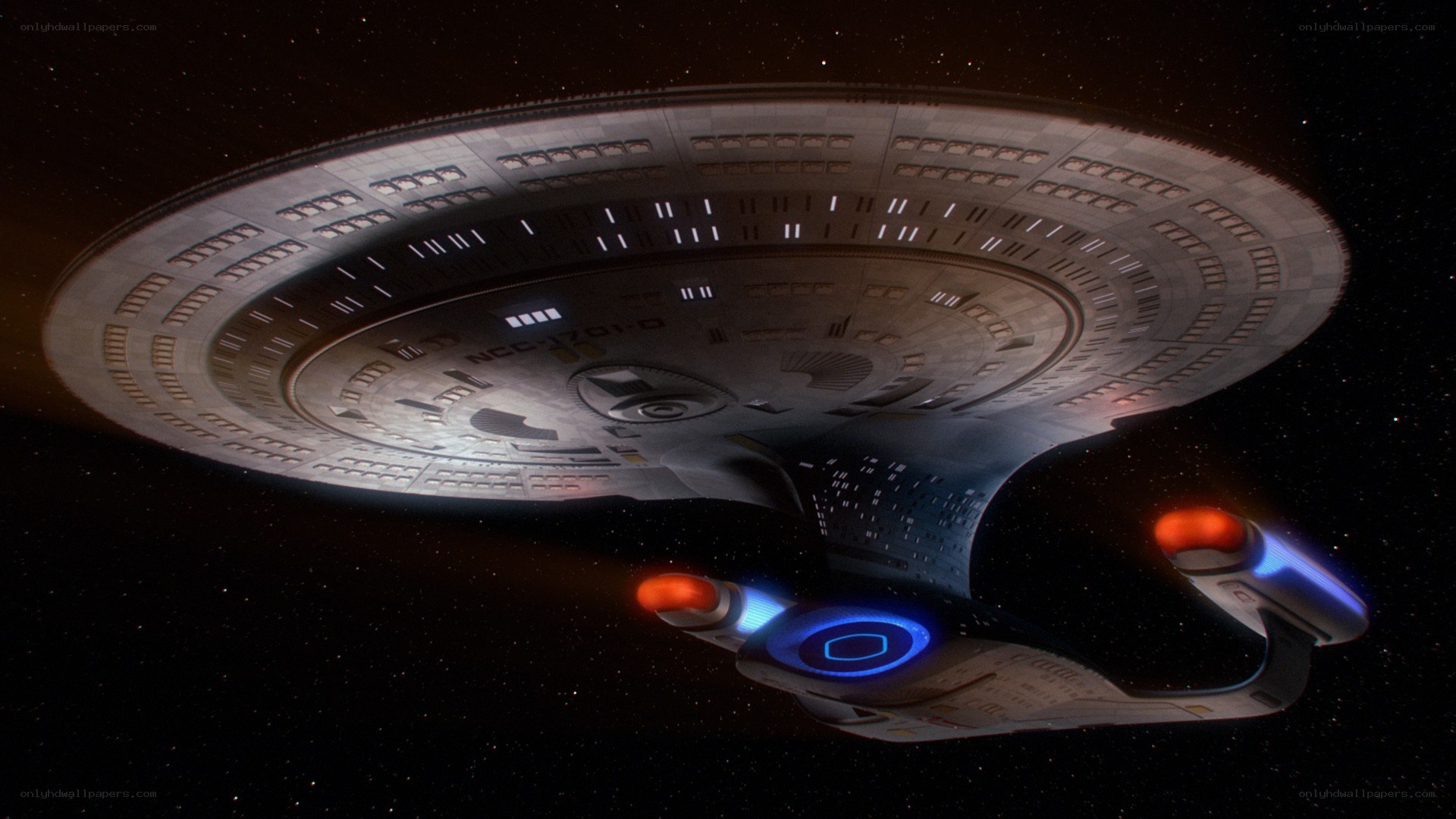 Starship in space
