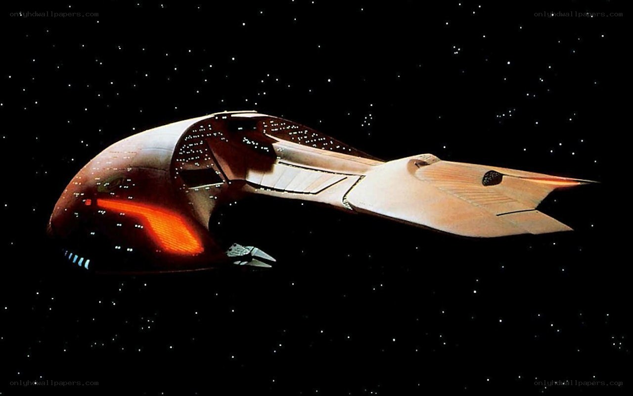 Starship in space