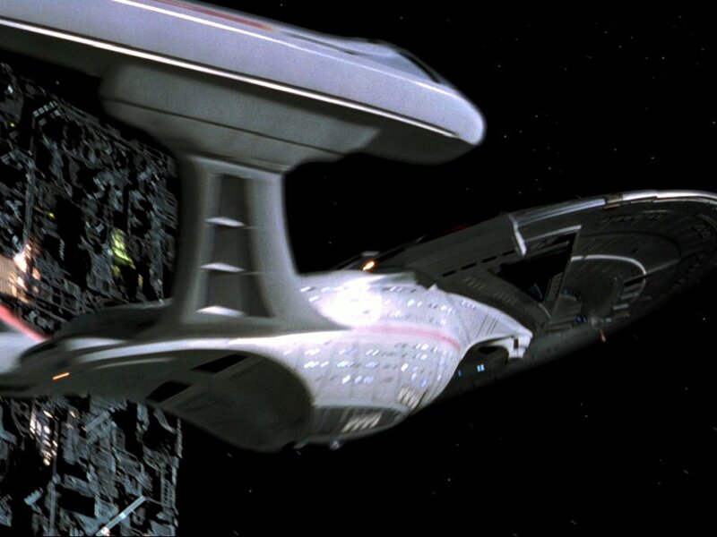 Starship in space