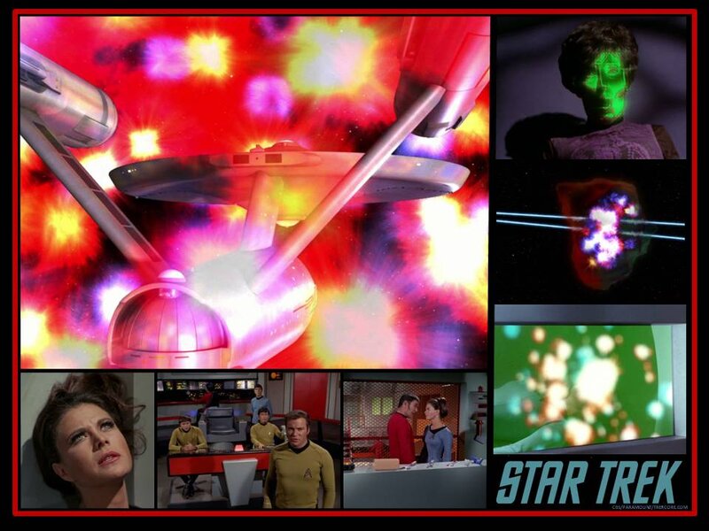 Starship in Space Battle — Red