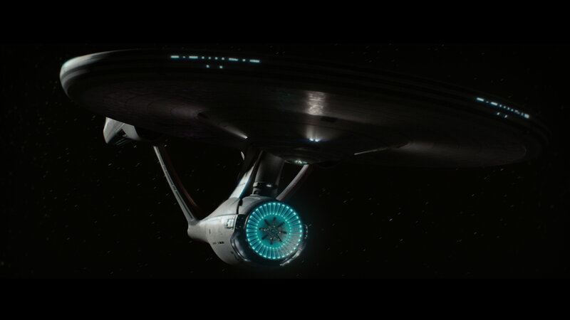 Starship in Space — Black, Dark