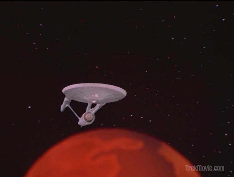 Starship in Space — Black, Dramatic, Night