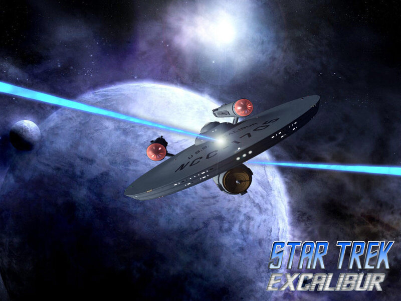 Starship in Space — Blue, Dramatic, Digital Art, Planet, Laser Beam