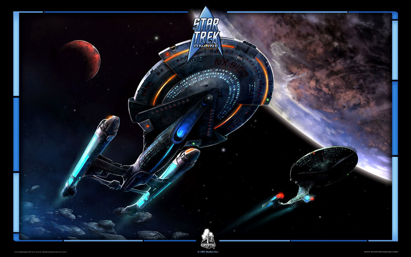 Starship in Space — Blue, Dramatic, Night, Digital Art, Planet