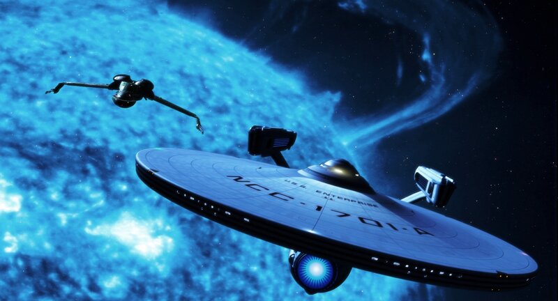 Starship in Space — Blue, Dramatic, Night, Digital Art, Spaceship, Spacecraft
