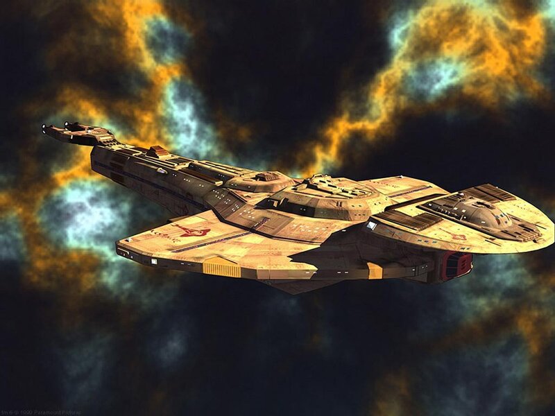 Starship in Space — Brown