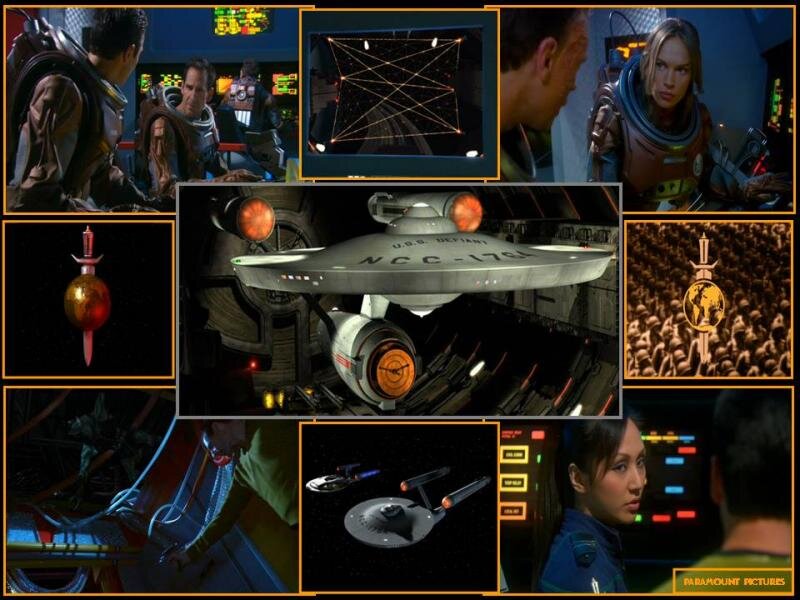 Starship in Space Dock — Blue