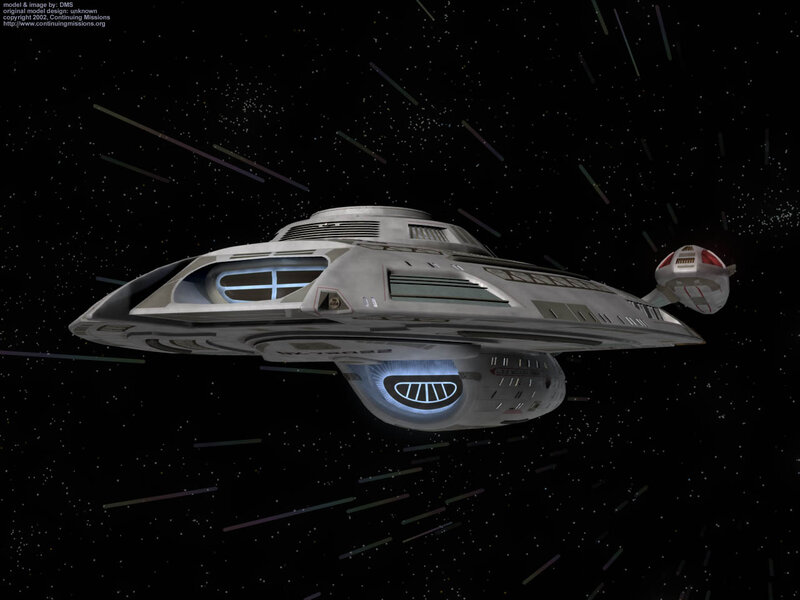 Starship in Space — Gray, Dramatic, Digital Art