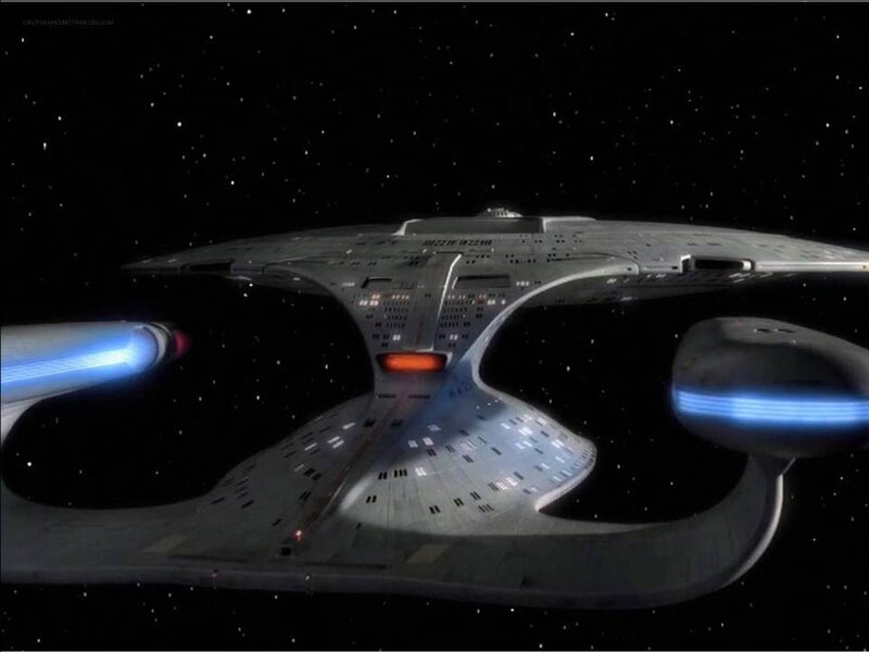 Starship in Space — Gray, Dramatic, Night, Digital Art, Stars, Engines