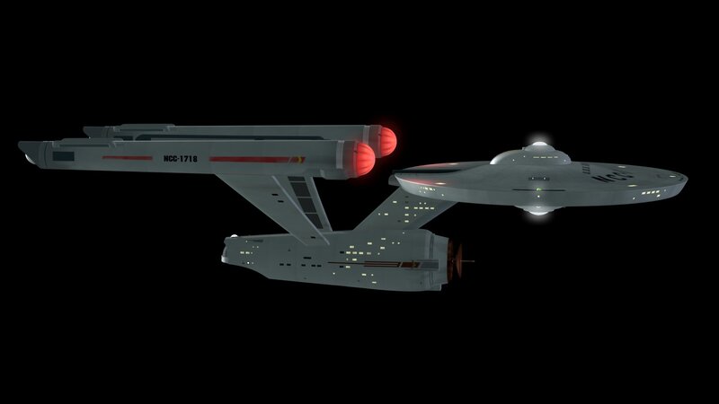 Starship in Space — Gray, Neutral