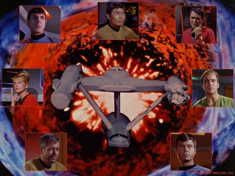 Starship in Space — Red, Dramatic, Photograph