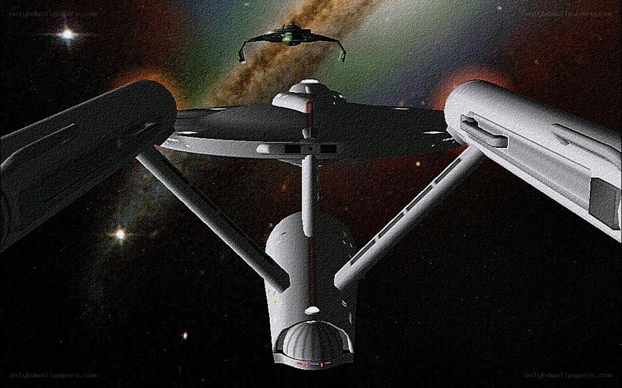 Starship in space scene