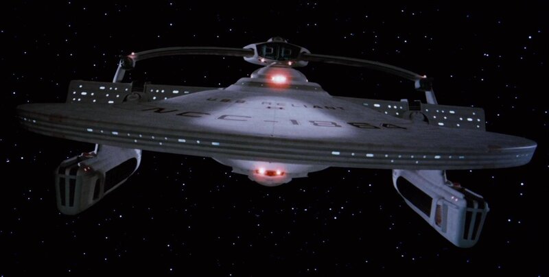 Starship in Space — White, Dramatic, Night, Photograph