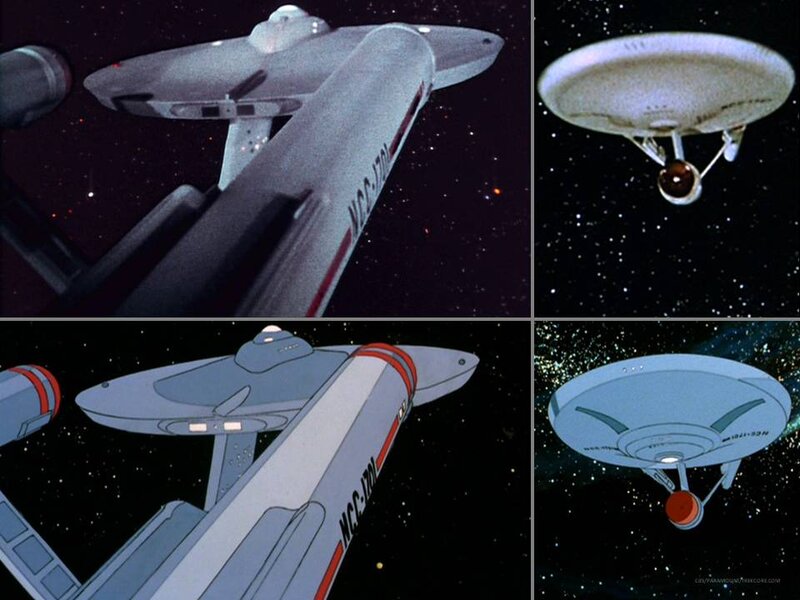 Starship in Space — White, Dramatic, Night