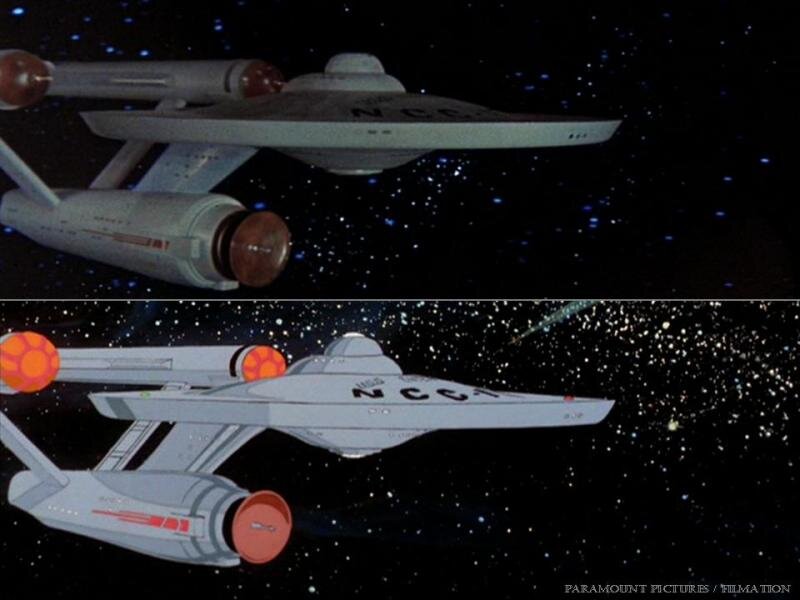 Starship in Space — White, Dramatic