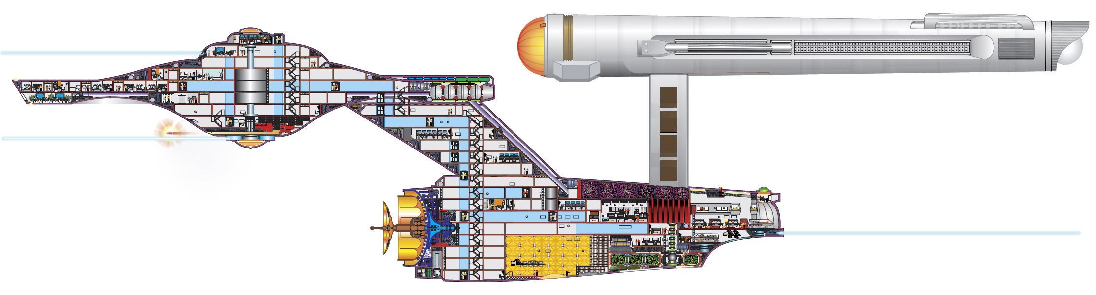 Starship internal layout diagram