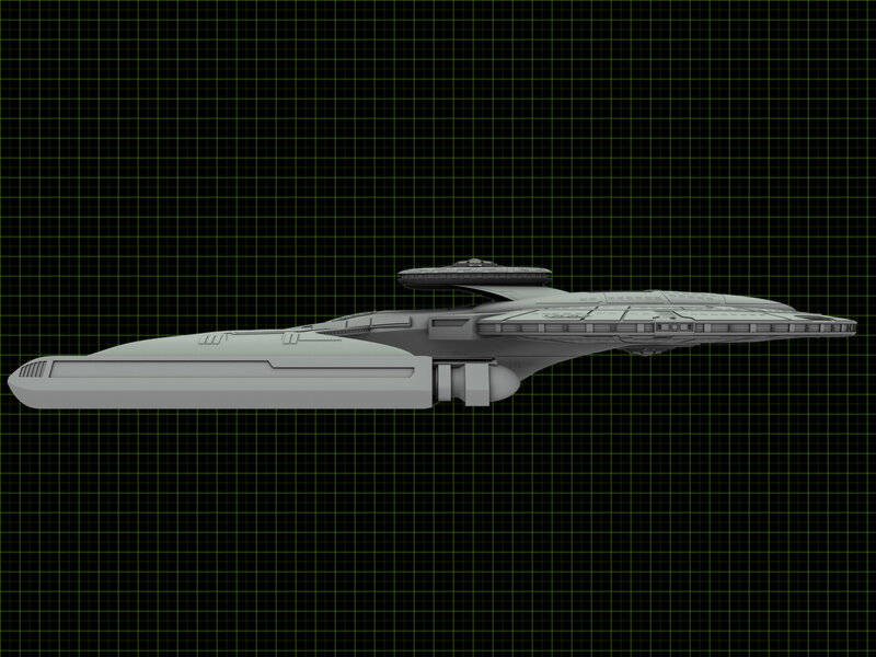 Starship model on grid