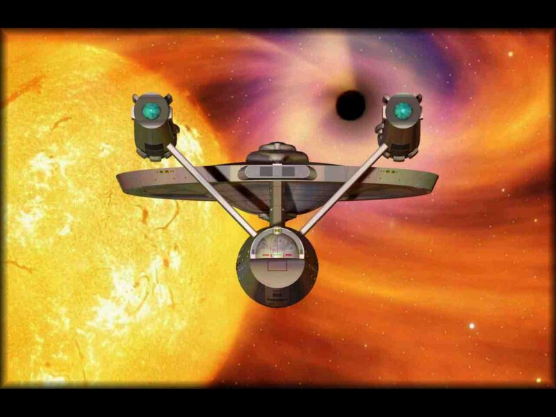Starship near a black hole