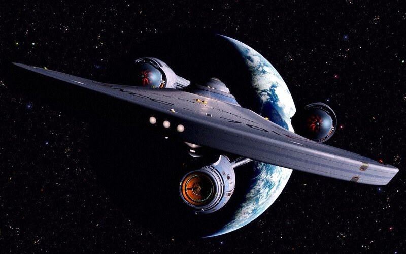 Starship near Earth