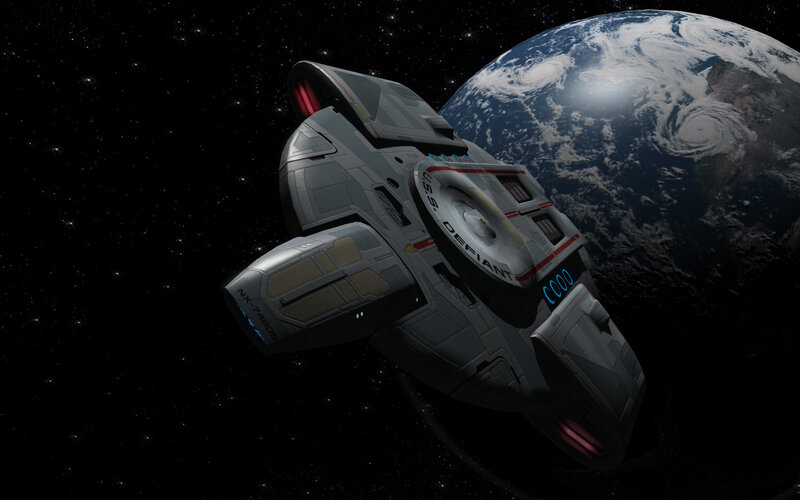 Starship near Earth