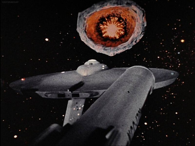 Starship Near Explosion