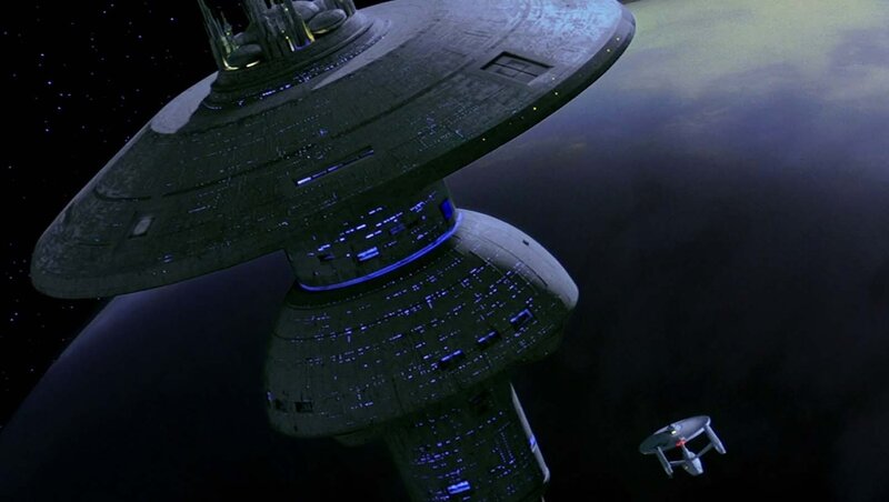 Starship Near Planet — Black, Dramatic, Night, Digital Art, Spaceship