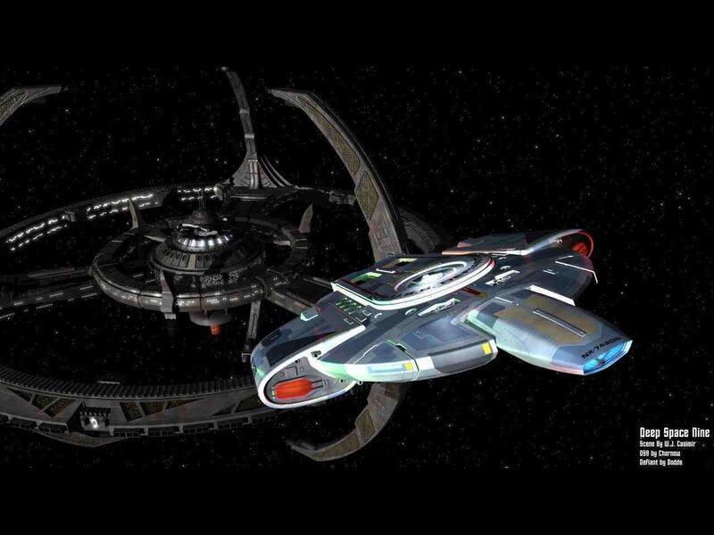Starship near space station