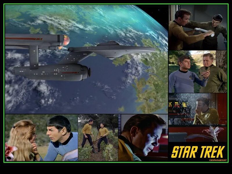 Starship Orbiting Planet — Blue